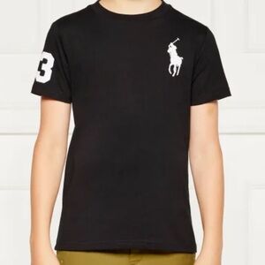 Polo by Ralph Lauren Men's Rustic Blue T-Shirt w Large Polo Symbol